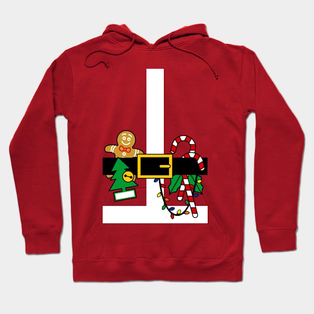 Santa Costume Hoodie by teevisionshop